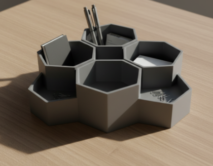 Organizador de escritorio tech