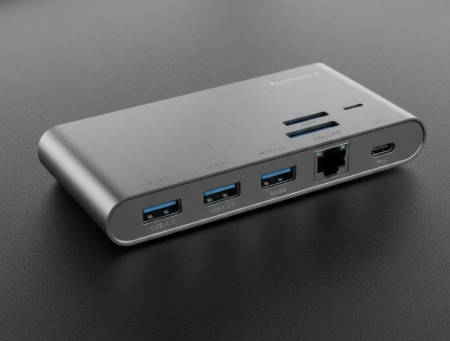 HUB, USB-C 7 en 1
